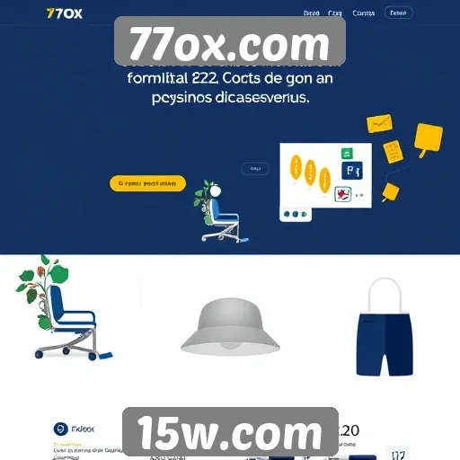 Acessibilidade e design do site 77ox.com