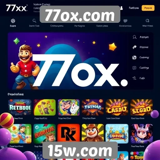 Facilidade de navegação no site 77ox.com
